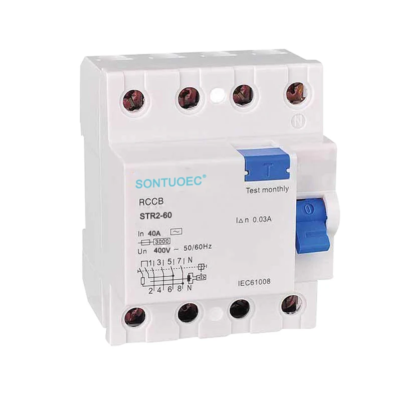 4p 63A /30MA Cineál AC RCD