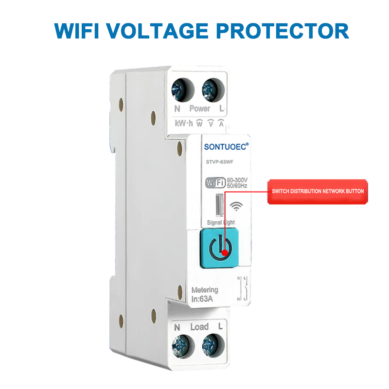Cosantóir Voltais WiFi Cineál Cineál Iarnróid Chliste