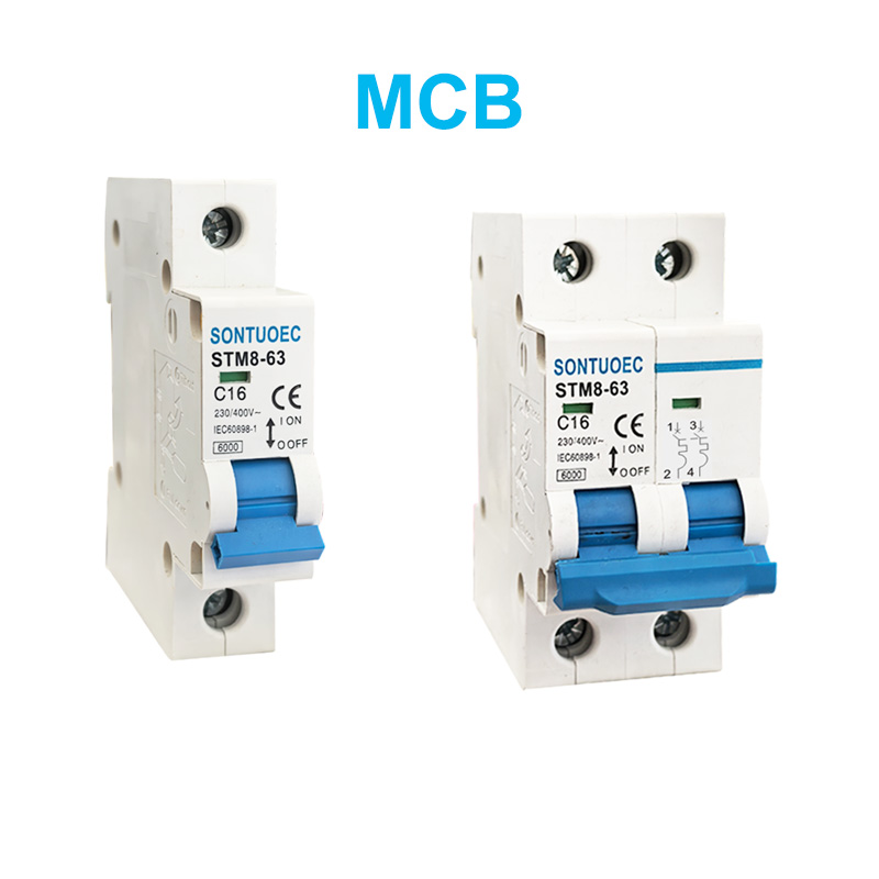 STM8-63 Ciorcad Miniature Breaker 6ka 1p 2p 3p 4p 16a 230/400V